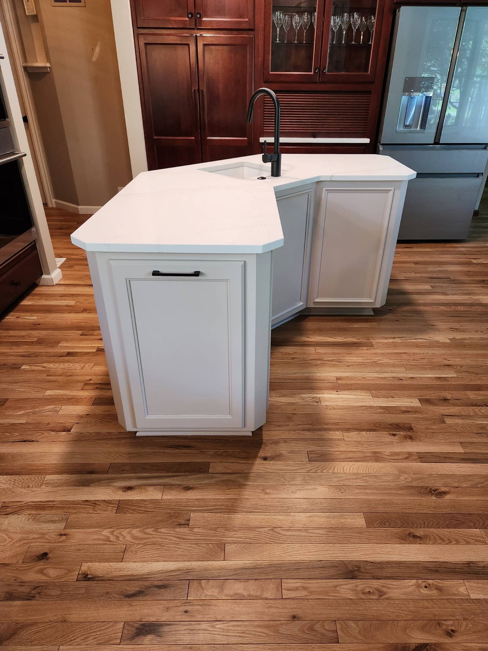 Cabinet End View After 1 1