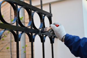 wrought iron painting