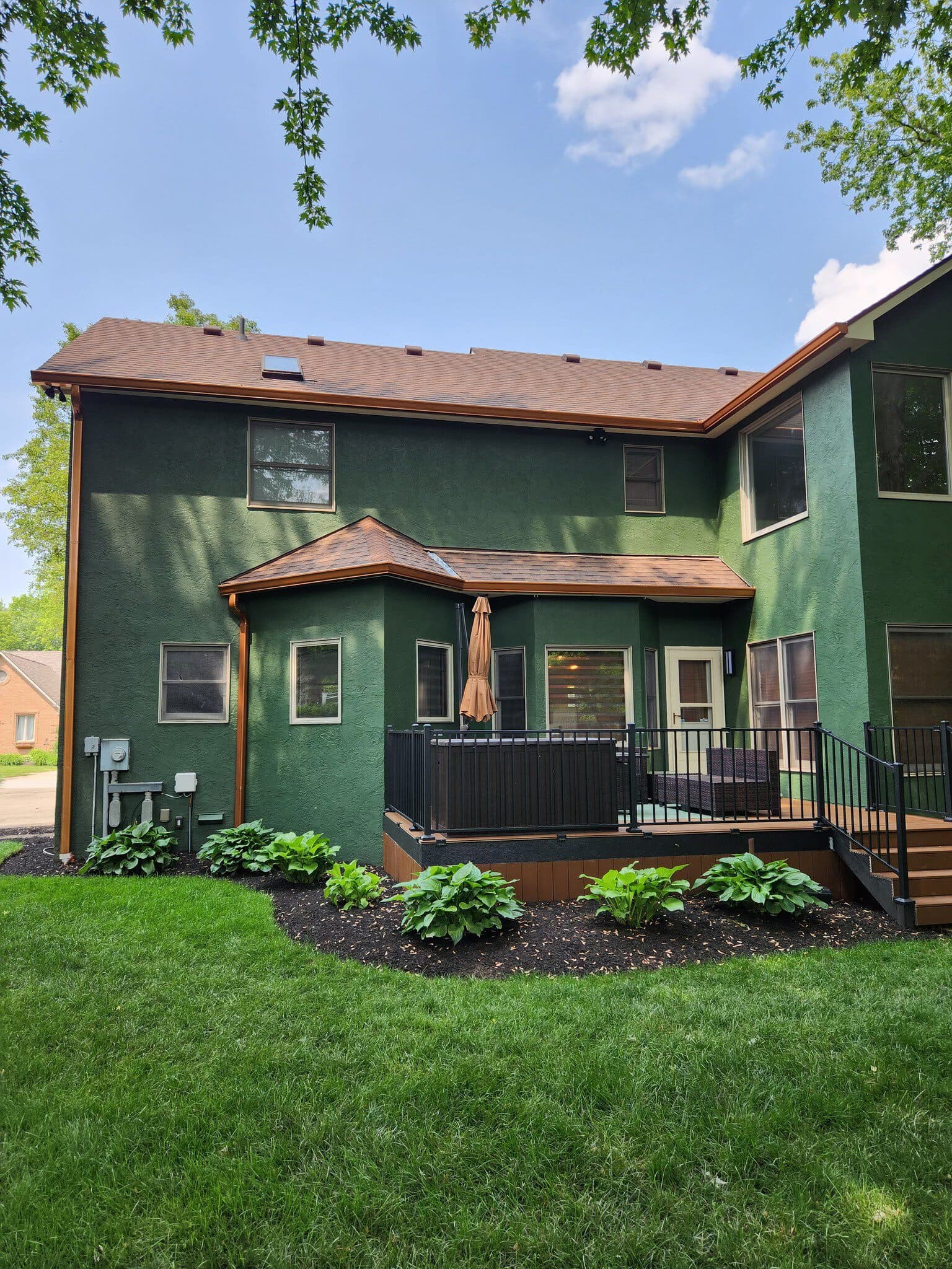 before exterior painting upper arlington 1