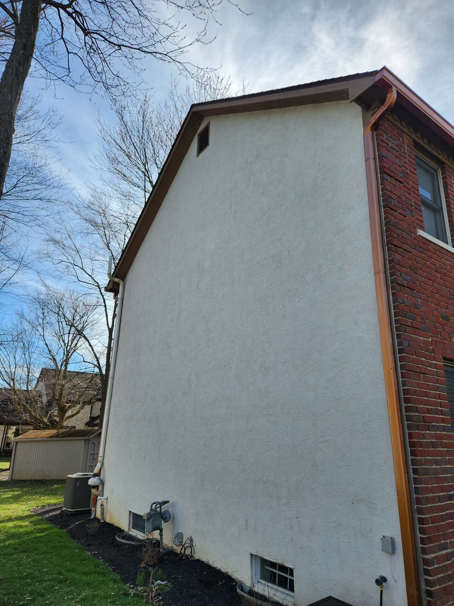 before exterior painting upper arlington 2