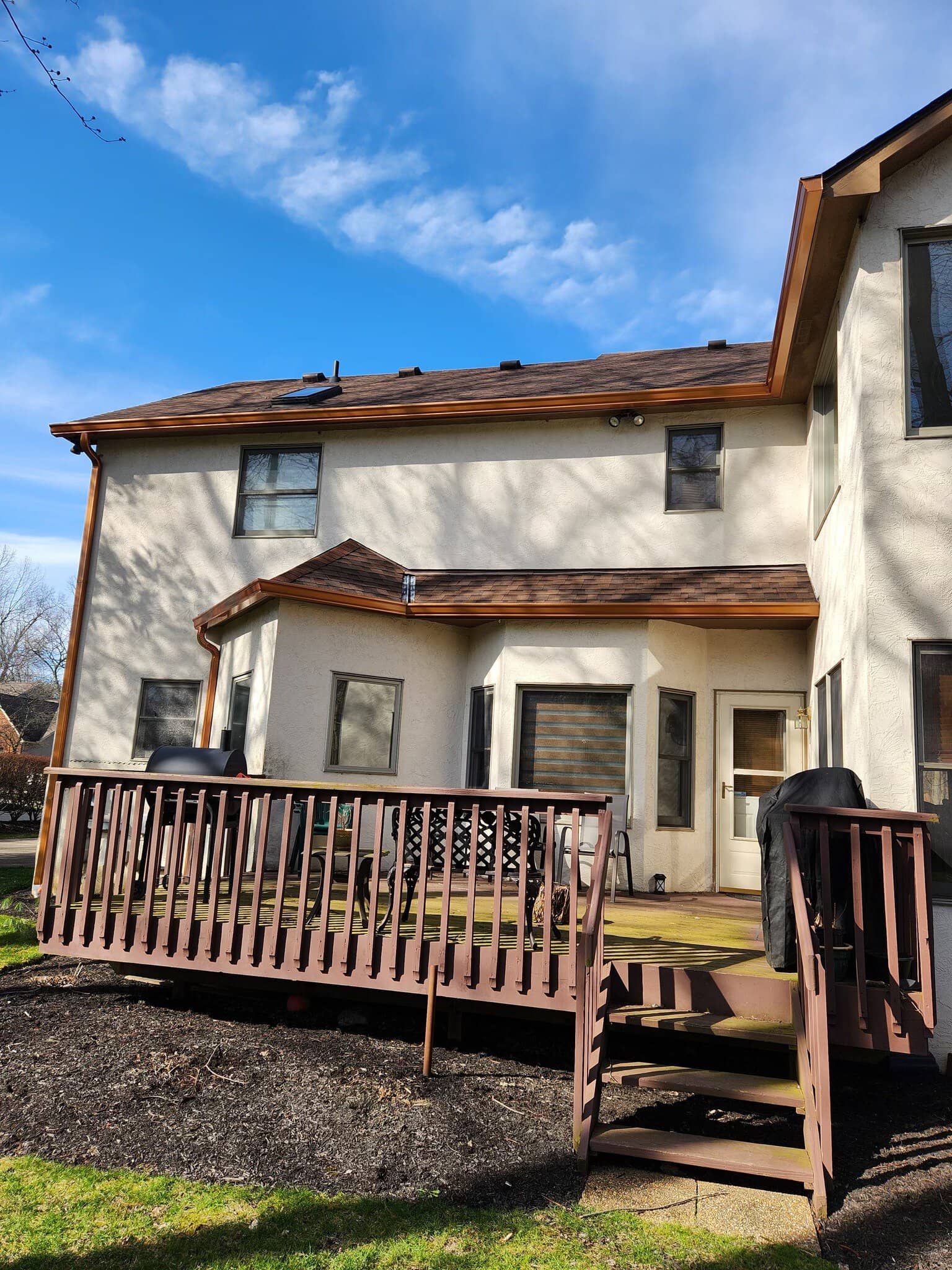 before exterior. painting upper arlington 1