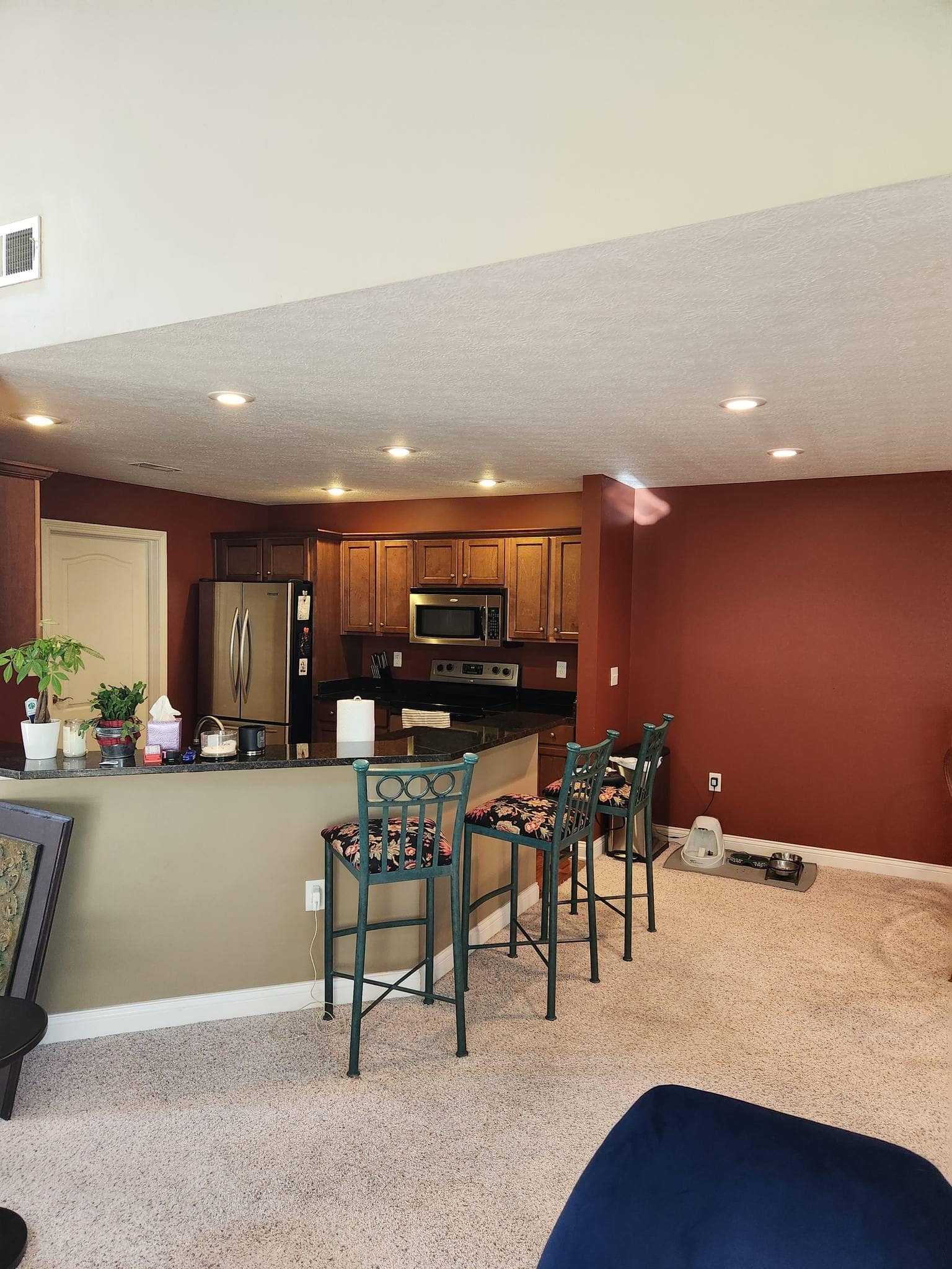 before interior painting upper arlington 3